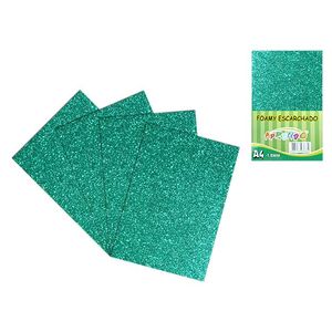 Fomix Escarchado Aprendo, A4, 10 Pza, Verde Oscuro, 51001 510019