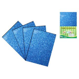 Fomix Escarchado Aprendo, A4, 10 Pza, Azul Claro, 51002 510026 RG-21