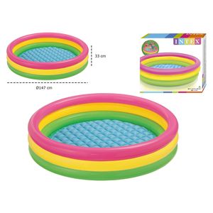 Piscina inflable acolchomnada 57422np \ 574223(147x33cm)