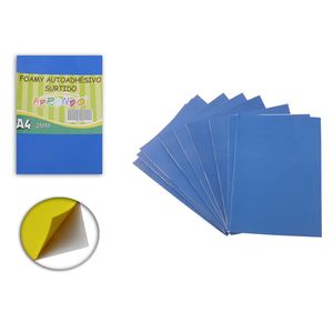 Fomix Aprendo, A4, Adhesivo, 10 Pza, Azul, N018