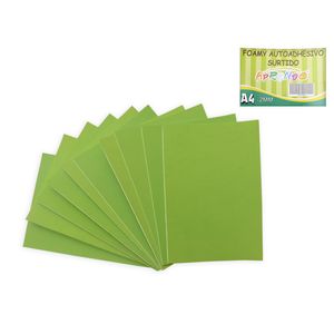 Fomix Aprendo, A4, Adhesivo, 10 Pza, Verde Claro, 55143 N015