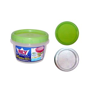 Repostero plast.rey ref:tpx030000 c \ tapa 0.5 lt