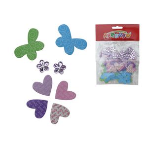 Figura de Fomix Aprendo, Surtido, Sticker, 62 Pza, EVA50278-C 357025