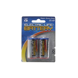 Pila electric life (c) x2 pz.r14p-bp2b \ lr14-bp2 e \ blister