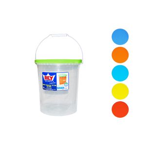 Balde plast.rey c \ tapa ref:blx002500 12 lt.