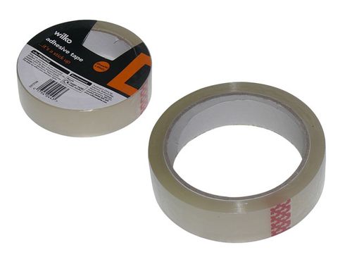 Cinta adhesiva cristal 25mmx60m ref:a121126