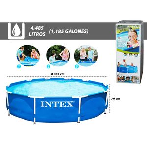 Piscina de Tubo Redonda Intex, 3.05x76cm, 28200np \ 282005