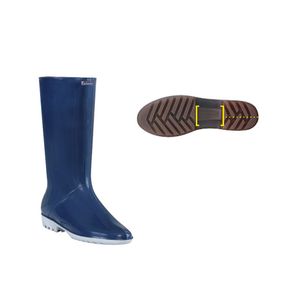 Bota pvc azul feminela eti094 (37)