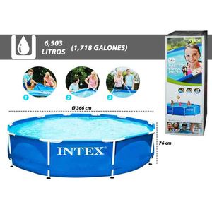 Piscina de Tubo Redonda Intex, 3.66x76cm, 28210np \ 282104