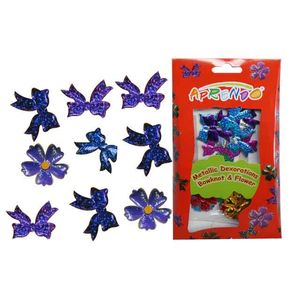 Aplique Decorativo Aprendo, Lazo, 24 Pza, MY-FD-06-C