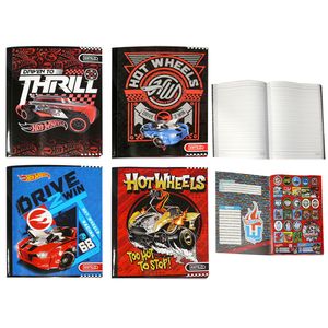 Cuaderno cosido hot wheels 100h 4l ref:15850