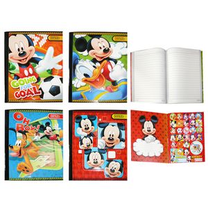 Cuaderno cosido mickey 100h 2l ref:15868