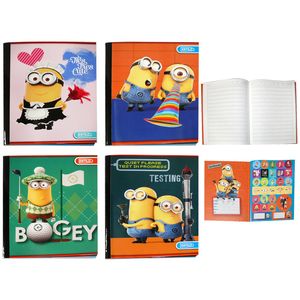 Cuaderno cosido parvu minions 100h 1l ref:22276