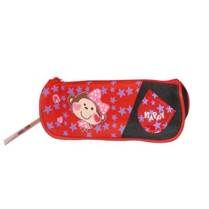 Cartuchera Happy, Estrellas, Mono, Rojo, PC15261 039987