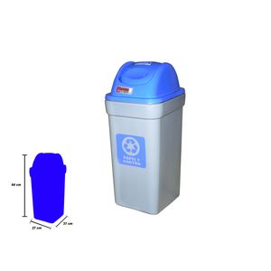 Tacho basura plast.basa vaiven 8218 \ 009298 35lt.
