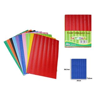 Fomix Corrugado Aprendo, A4, 10 Pza, Surtido, 29.7x21x0.2cm, 1-84 SDK003