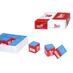 Tiza billar master x12 pz.caja roja \ blanco