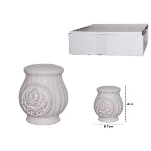 Salero y Pimentero Home Life, Blanco, 7x8cm, tg16b1807