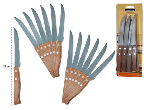 Cuchillo para asado 12 piezas Tradicional 22200 \ 905