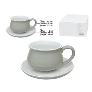 Taza c \ plato .ref:js16769(s2) \ 004455 (14.5x10.5x7cm)