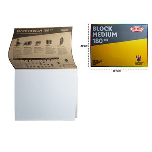 Block Artel, Papel Hilado, 20 Hojas, 38x54cm, 10010020