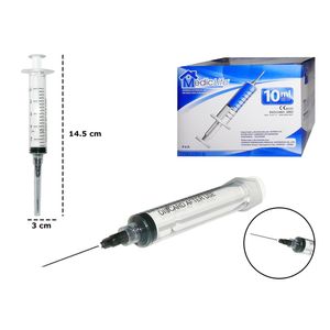Jeringuilla medic life 10ml 22g x1 pulg. 1 \ 4 x100 pz.