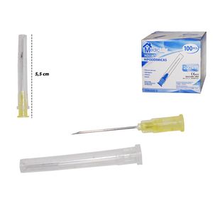 Aguja hipodermica 20gx1 x100 pz