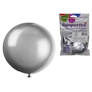 Globo satin r-36 plata 481 \ 376745