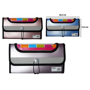 Porta Documento Kinary, Color Surtido, A4, 13.5x26.5cm, dc4021-n \ ch010
