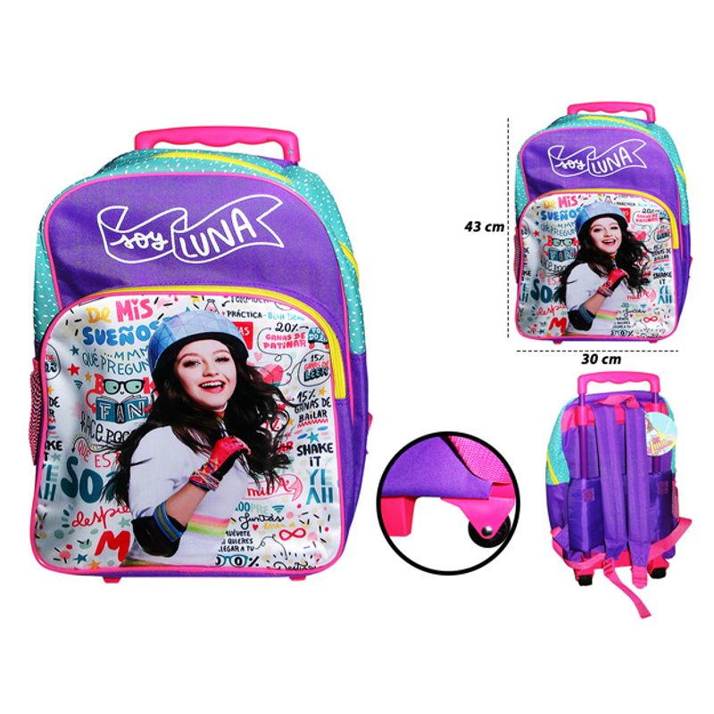 Mochila soy 2025 luna con ruedas