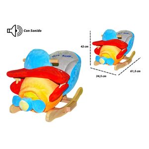 Avion c \ asiento mecedor infantil c \ sonido ref:gs6078