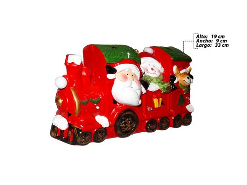 Adorno Navideño, Tren, 9cmx19cmx33cm, XS63547