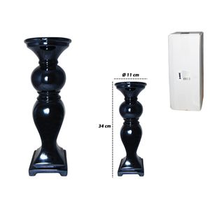 Candelabro, Dolomita, Negro, 11x34cm, DLH17Q577-1DY