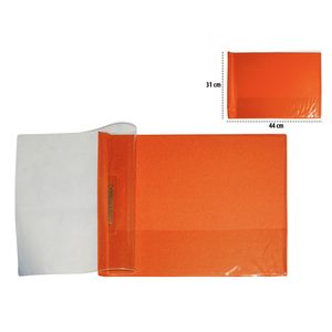 Carpeta tapa transp a3 naranja