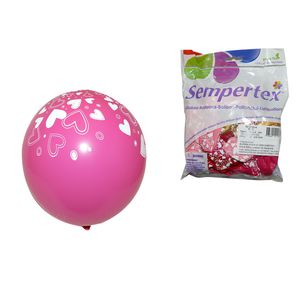 Globo fashion s metal r-12 surido 009 \ 151113 corazon x50pz.