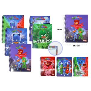 Cuaderno univ pjmasks loopy 2l.100h.ref:253651