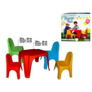 Mesa c \ silla infantil x5 pz.ref:52-900