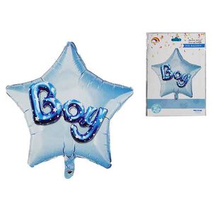 Globo aluminio estrella \ boy x2 pz.ref:aes-296 (32 pulg. \ 30 pulg.)