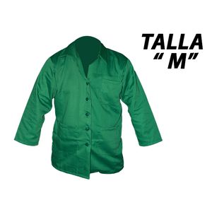 Mandil medico verde talla m