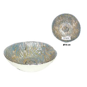 Plato dec.sable dorado \ gris 3y16165 \ 742108 16cm bowl