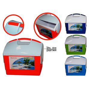 Hielera Rectangular, Agarradera, Colores Surtidos, 20lt, 41x41x28cm, 1007801