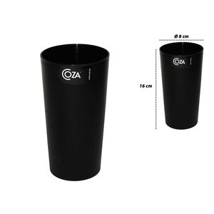 Vaso plast.negro ref:10209 \ 0008 500ml