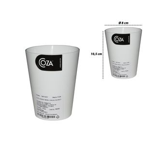 Vaso plast.blanco ref:10201 \ 0007 300ml