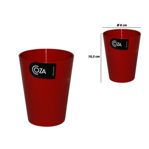 Vaso plast.rojo ref:10201 \ 0465 300ml