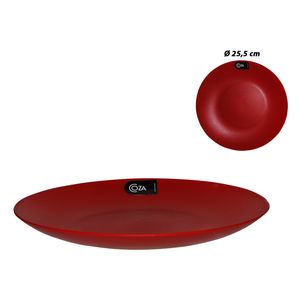 Plato plast.rojo ref:10570 \ 0465