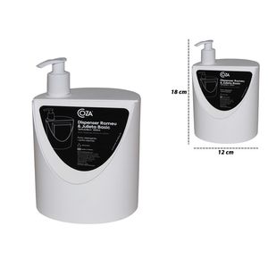 Dispensador jabon liq plast.blanco 10837 \ 0007 600ml