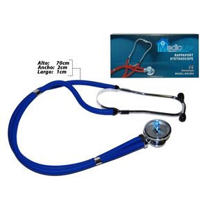 Estetoscopio profesional Medic Life BK3003 Azul Doble