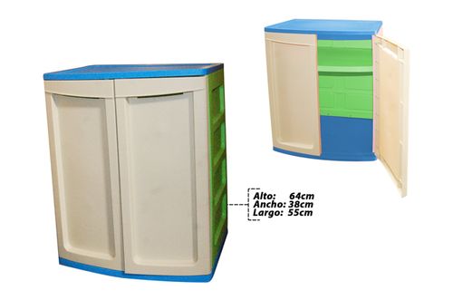 Gabinete plastico nino ref:55-811 (55x35.5x63.5cm)