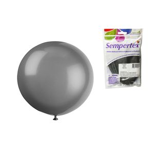 Globo satin r-24 plata 481 \ 152035 x3 pz.
