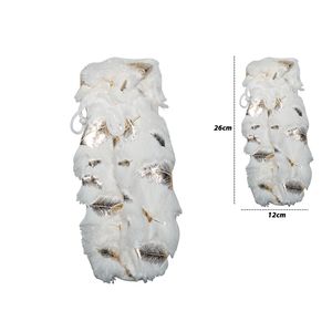 Funda regalo nav.p \ botella aes-xix00060 11 pulg. white \ gold